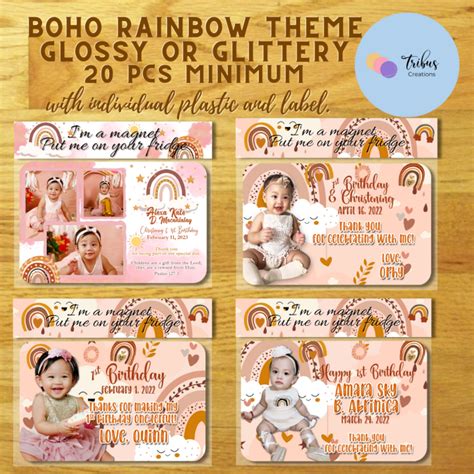Personalized Ref Magnet (Christening) .